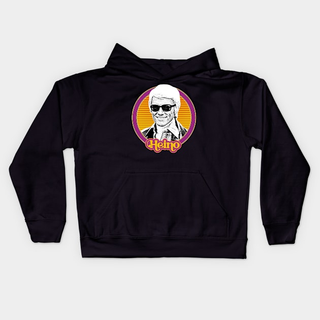 Heino // Original Retro 60s Style Schlager Fan Design Kids Hoodie by DankFutura